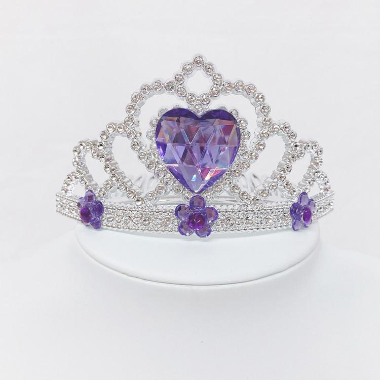 ミニハートフラワーパープル