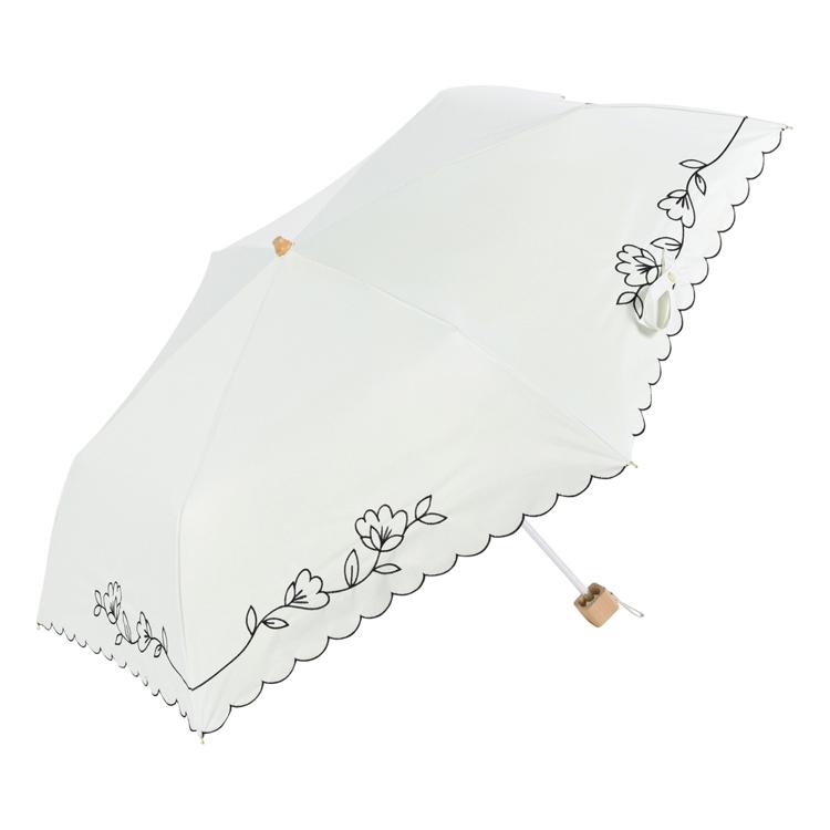 花刺繍オフホワイト