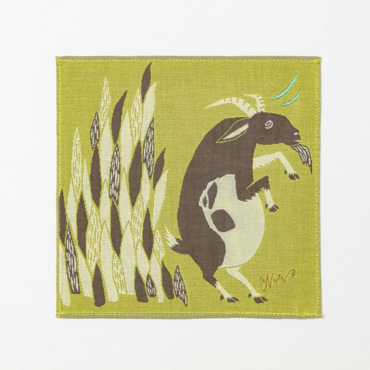 岩山のスキップのヤギたち