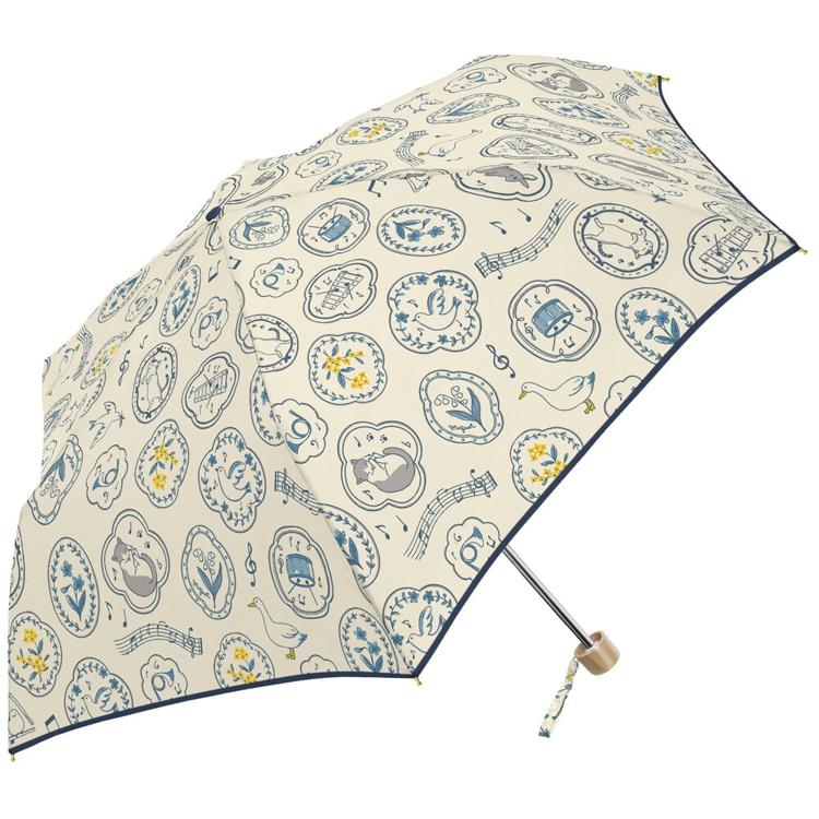 楽器と動物たちmini/オフ白