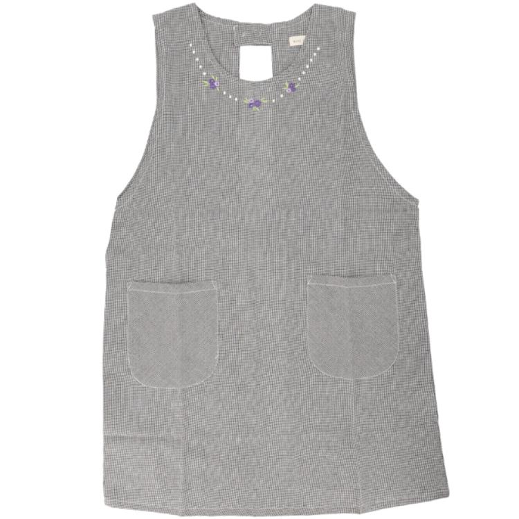 ネックレス刺繍ブラック