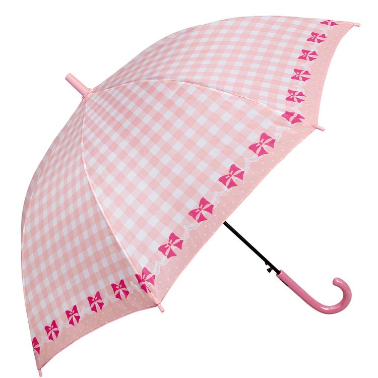 24060.ギンガムリボンピンク