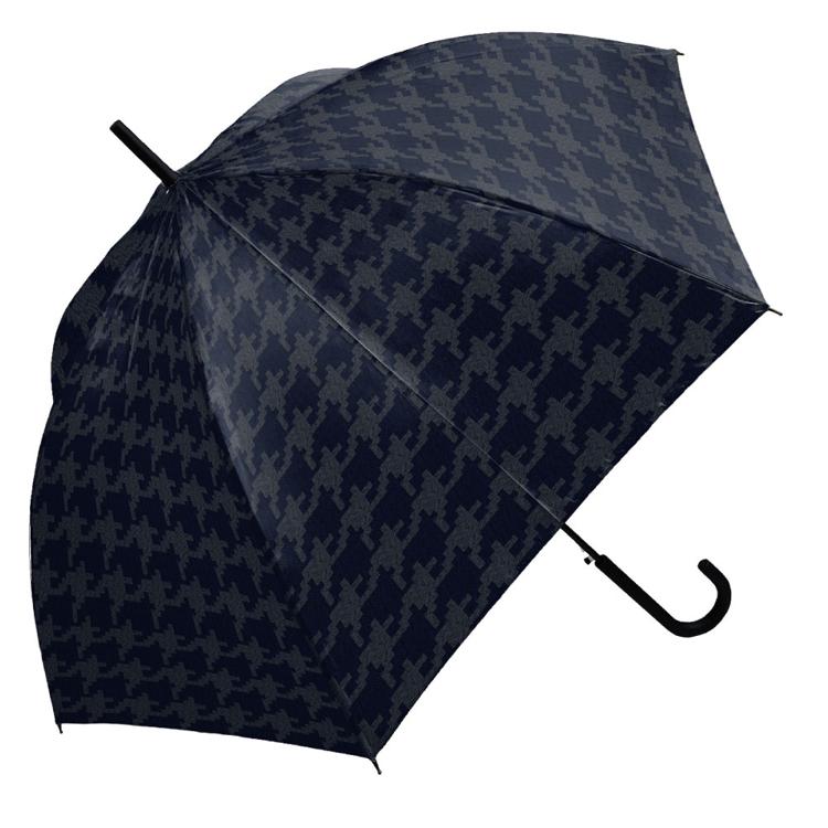 エンボス千鳥格子/ネイビー