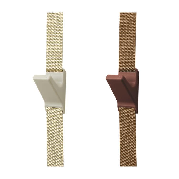 ベージュ×ブラウン