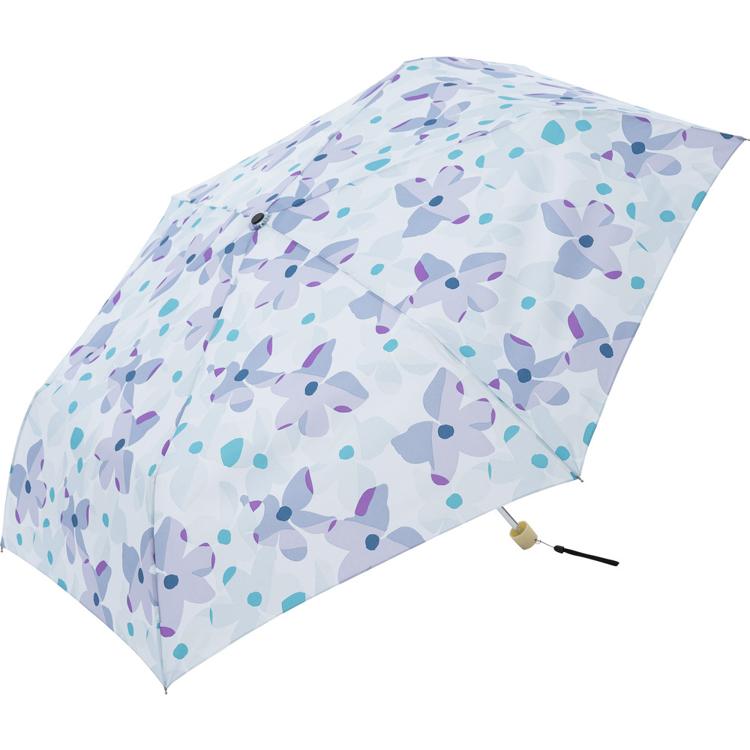 水彩フラワーブルー