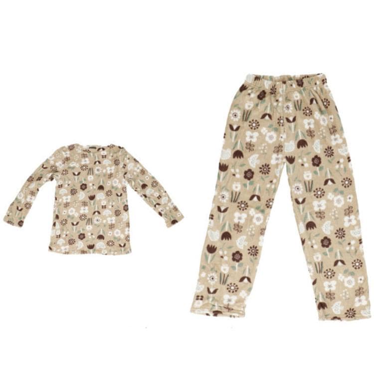 北欧フラワー/ベージュ