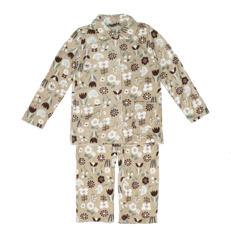 北欧フラワー/ベージュ