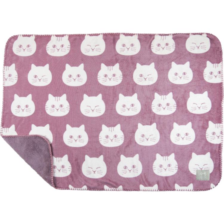 フェイス柄.パープル