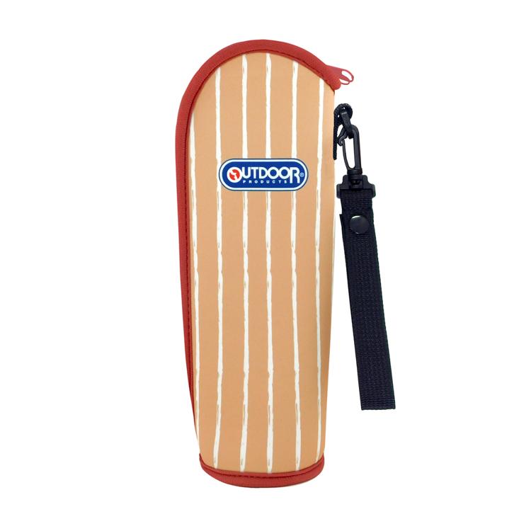 ストライプ/コーラルピンク