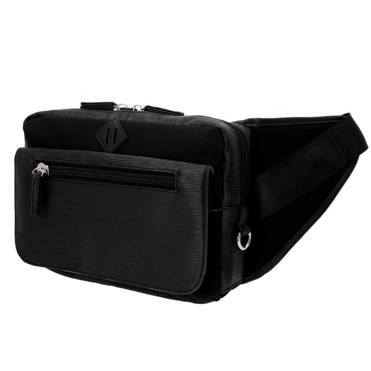 ブラック×型押し