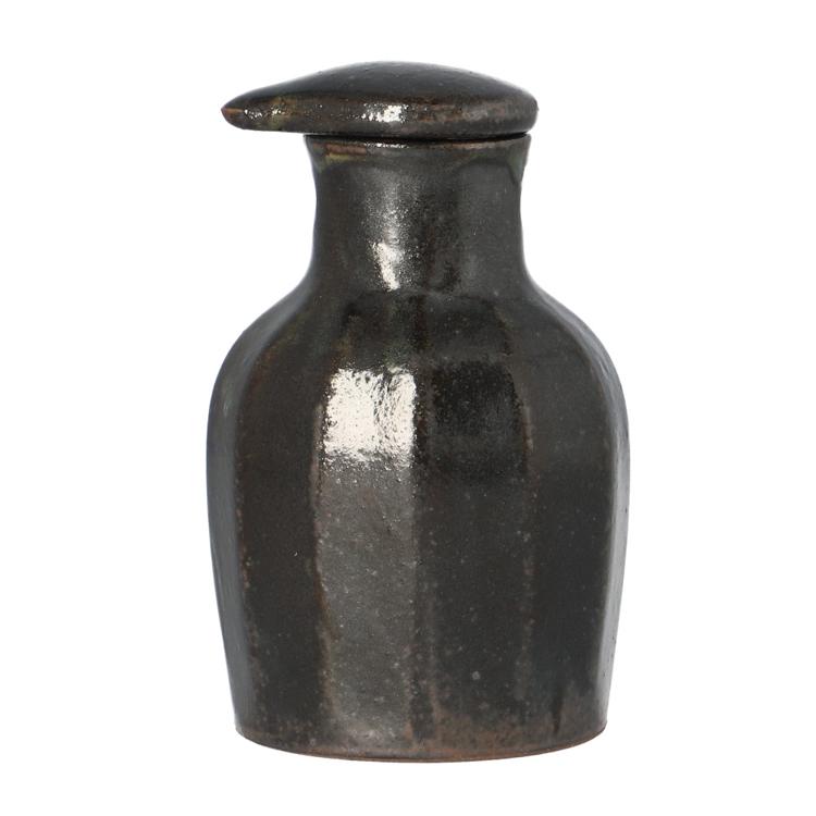 黒釉面取
