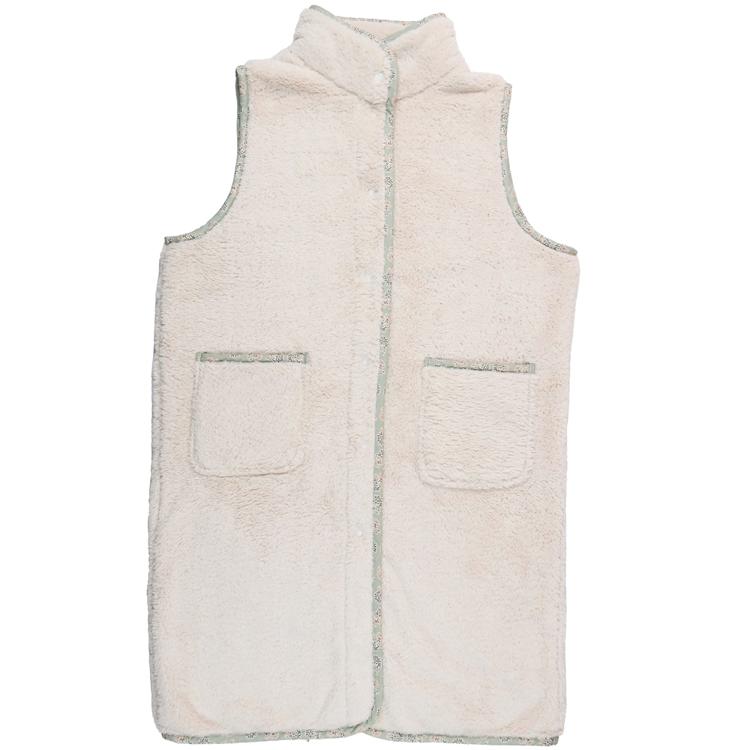 花柄パイピング.アイボリー