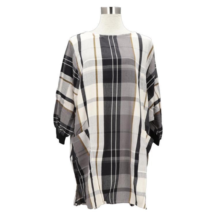 ヒュージチェック/ブラック