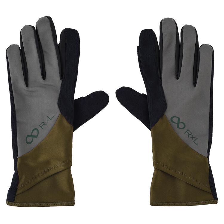 グレー/モスグリーン