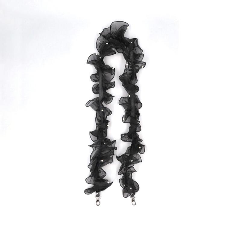 フリル/ブラック