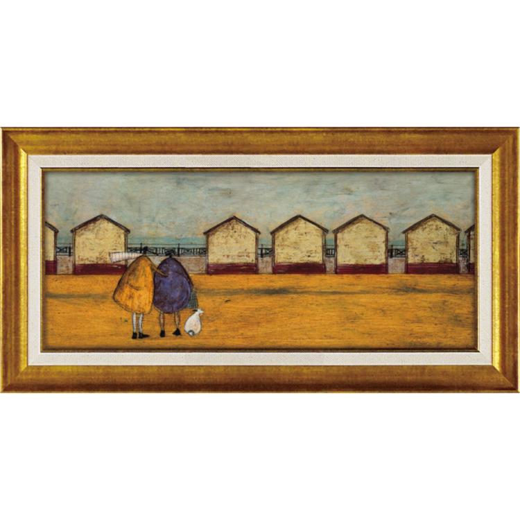 海の家から海が見える