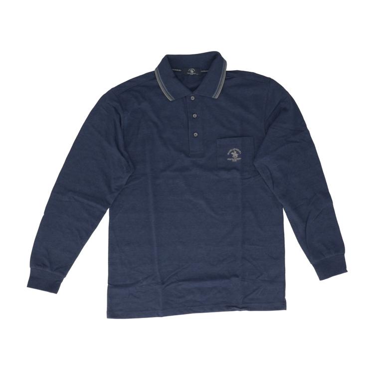 地柄ボーダーNAVY杢