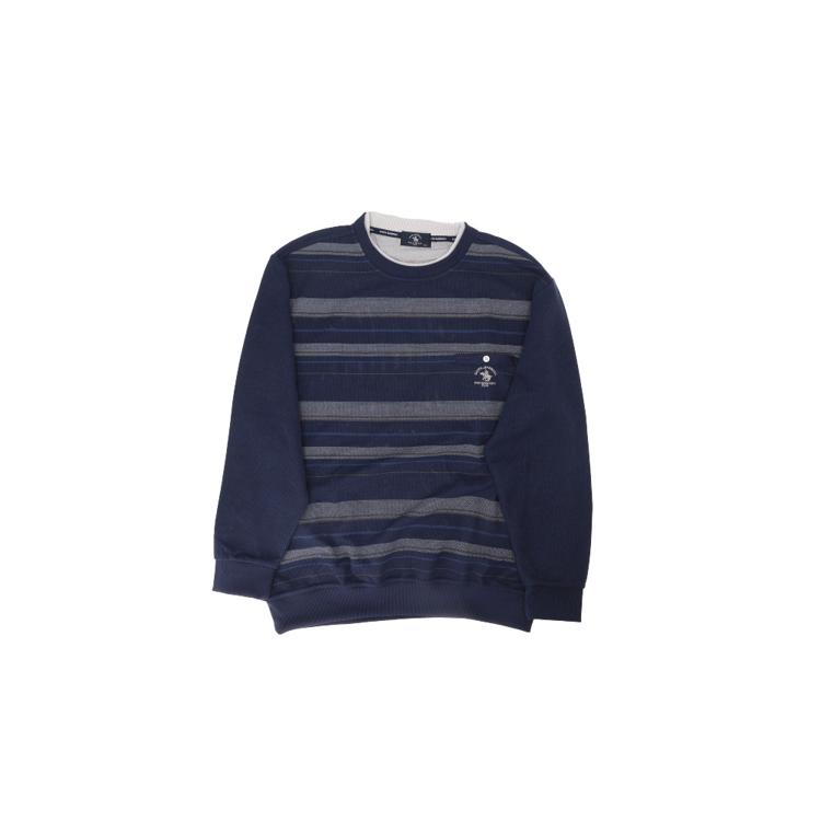 58.NAVY杢/プリント