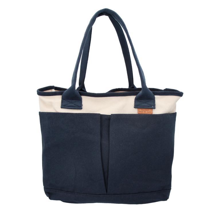 アイボリー/ネイビー