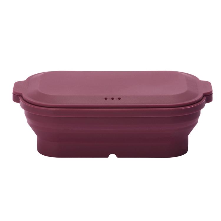 角型ワインレッド