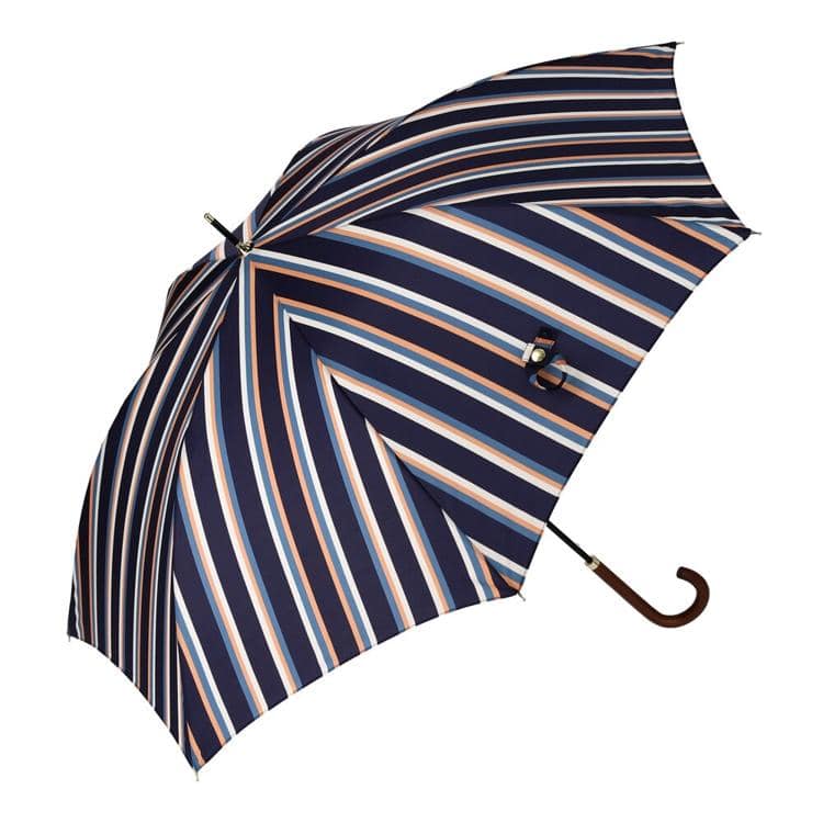 ワイドストライプネイビー