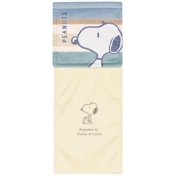 スヌーピーくすみパステル.ブルー