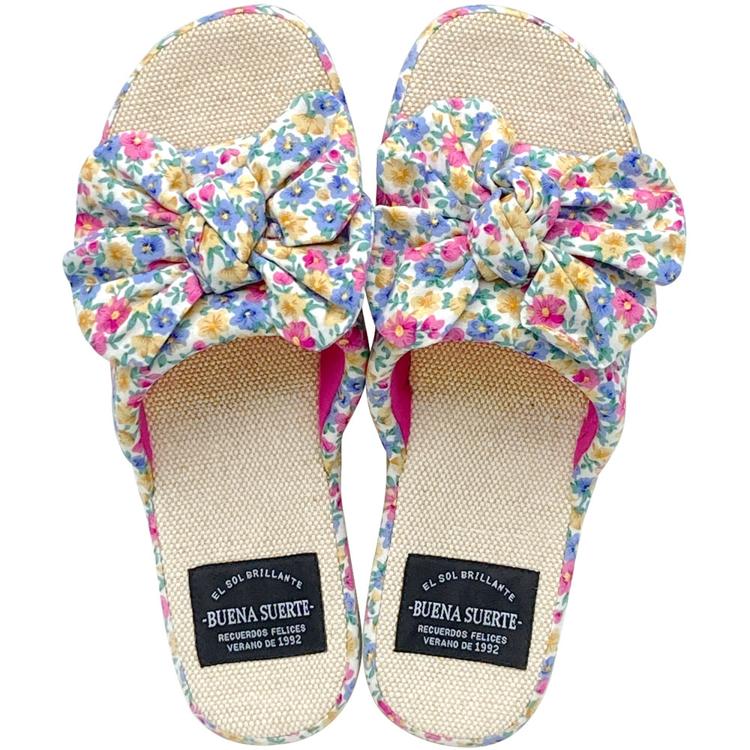 花柄リボン.ピンク