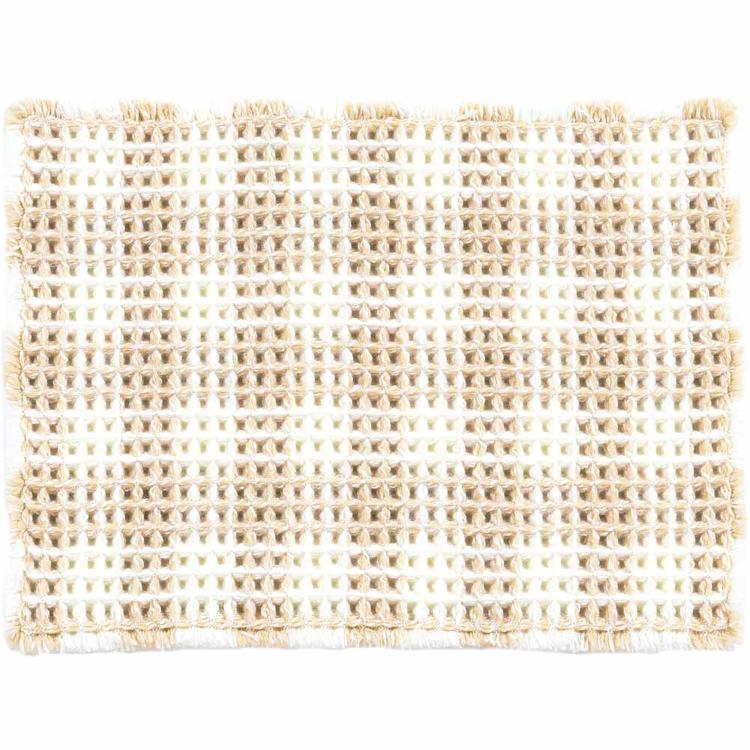 チェック/ベージュ