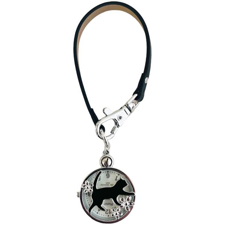 ブラック(ねこと花)