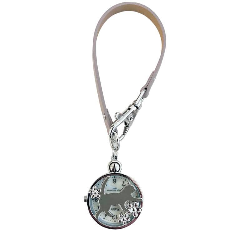 グレー(ねこと花)