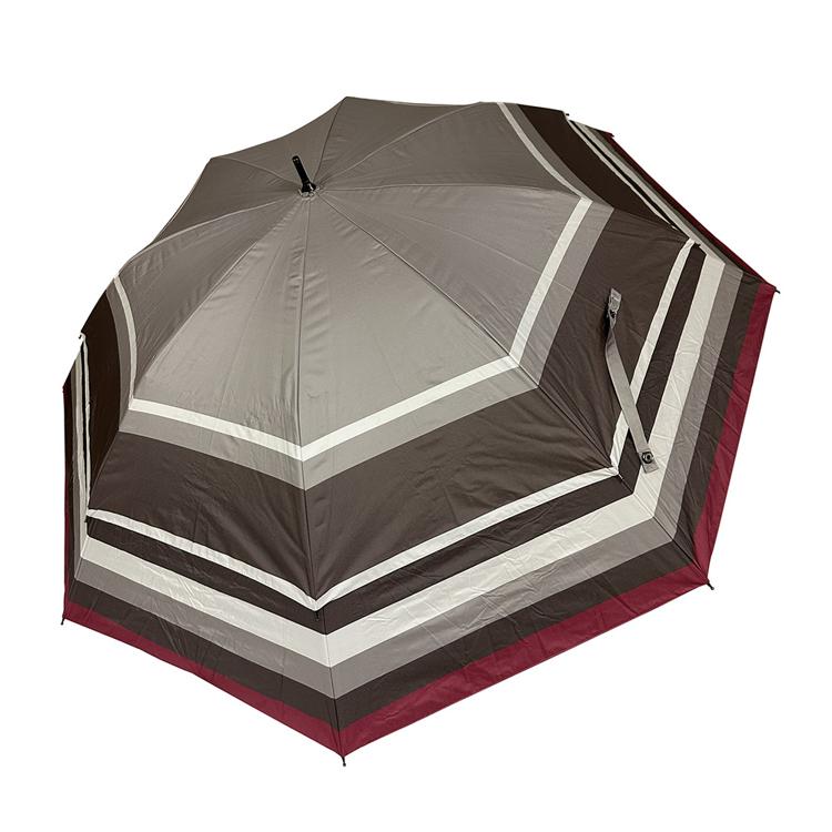 27037.ボーダーグレー＆ブラウン