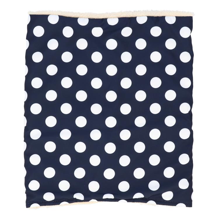 ドットネイビー/ベージュ