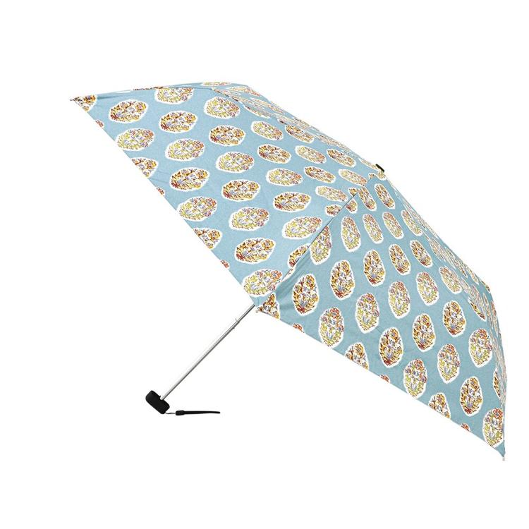 ブロックプリントペールブルー