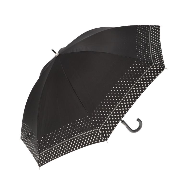 Wドットプリントブラック