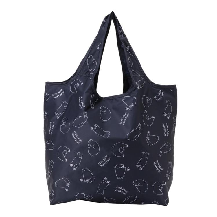 クマ/03ネイビーxホワイト