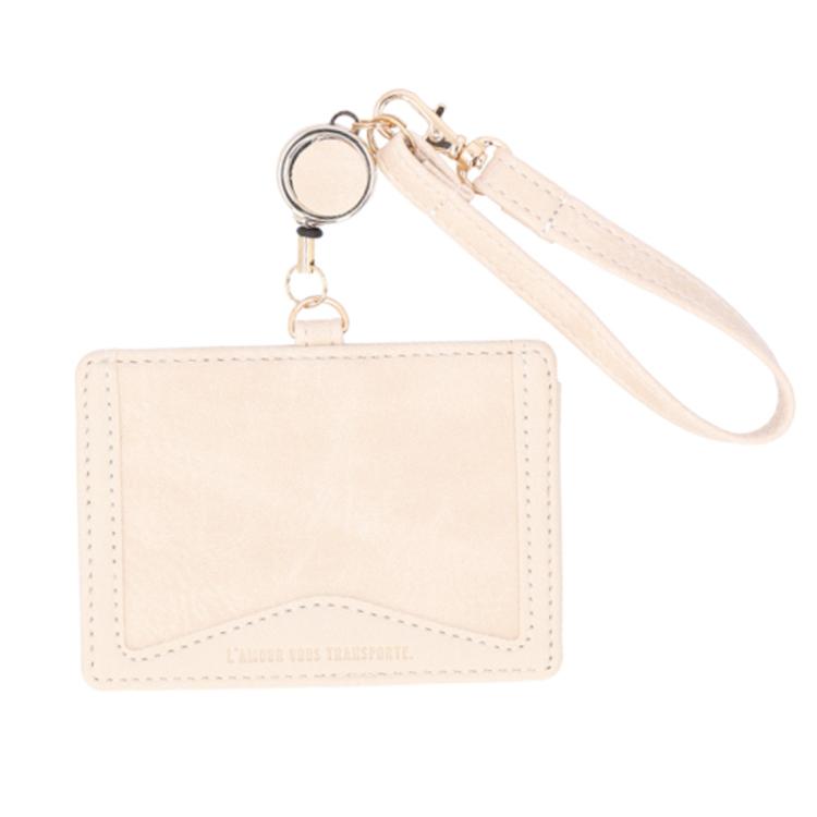 ロゴ型押し/BEIGE