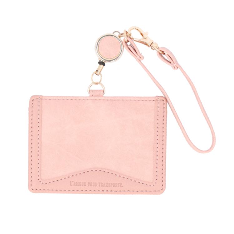 ロゴ型押し/PINK