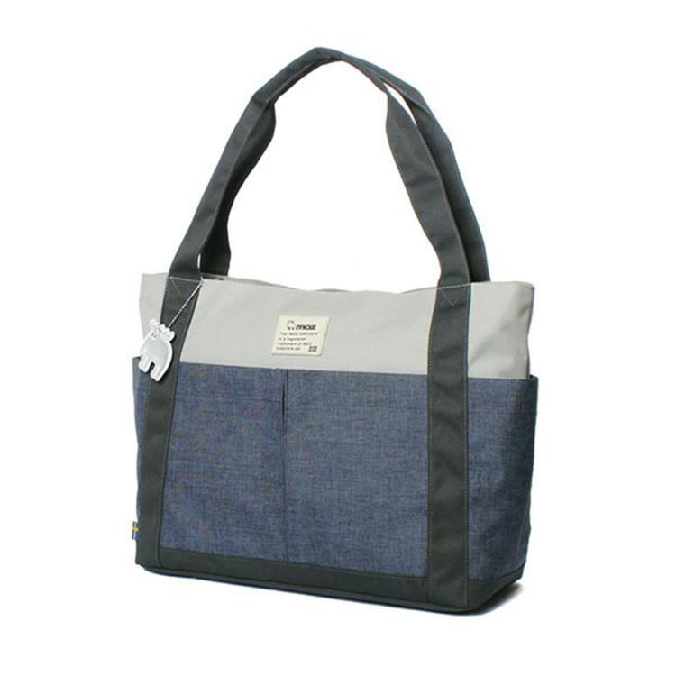 グレーxネイビー