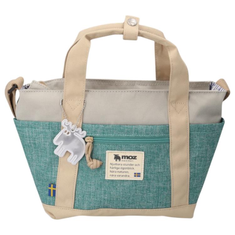 ベージュxミントグリーン