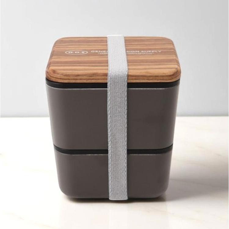 弁当箱 2段 600ml 木製蓋 通販 正和 ランチボックス 二段 お弁当箱 2段