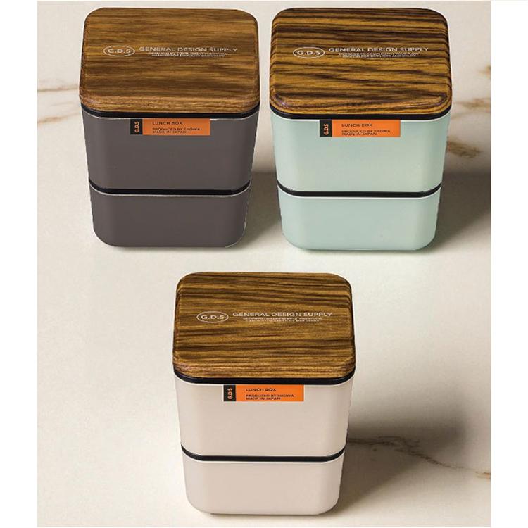 弁当箱 2段 600ml 木製蓋 通販 正和 ランチボックス 二段 お弁当箱 2段