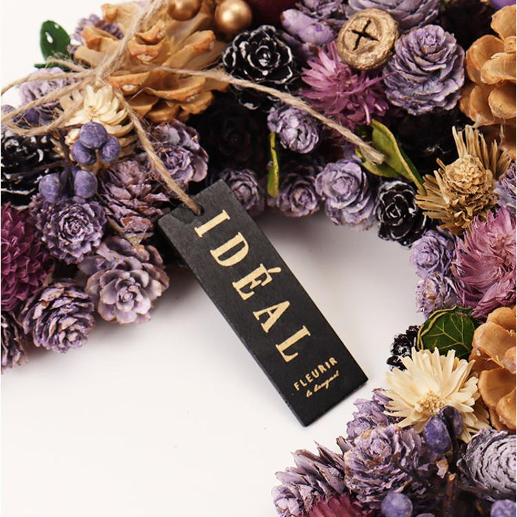 ハロウィン 秋 リース 玄関 通販 三日月リース オータムリース