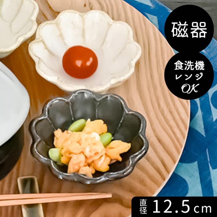 【花】カワイイ小鉢　和カフェ　12個セット 楽天市場】小鉢 12cm 紅白Flowerボウル 鉢 お皿 皿 食器 和食器