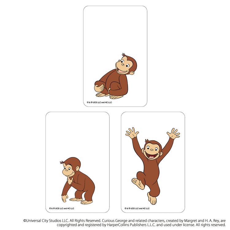 おさるのジョージ グッズ 通販 Curious George クリアカード