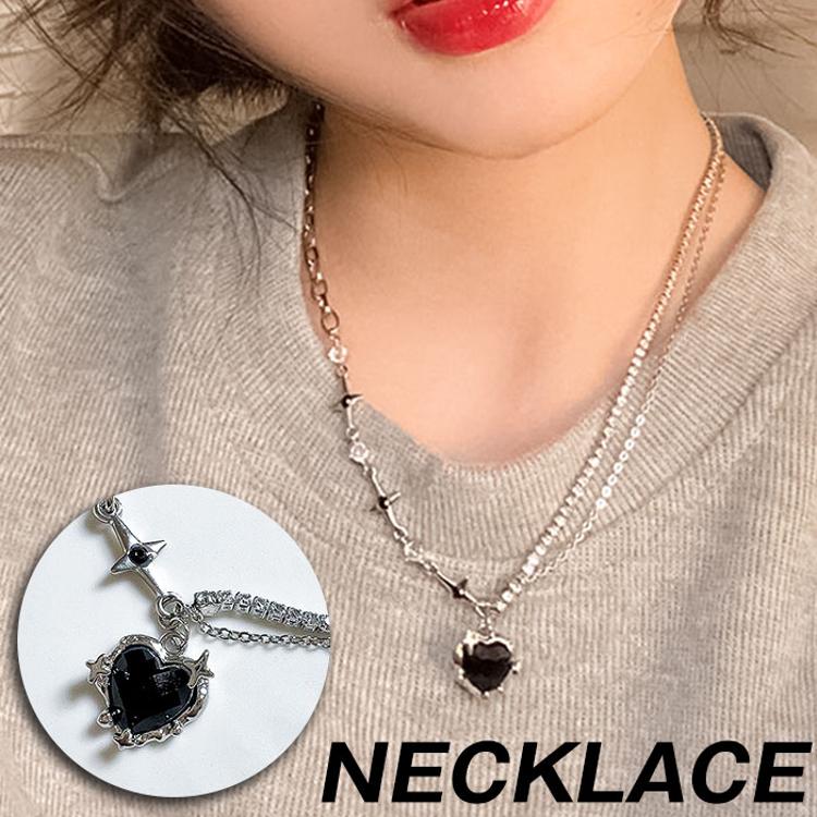 Good-HEARTZ ネックレス 八角形ペンダント Good-HEARTZ グッドハーツ メタリックネックレス八角形 ハーツ