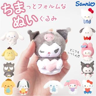 マスコット ぬいぐるみ 通販 まるもっち サンリオ キャラクター かわいい 可愛い 癒し 贈り物 ギフト 持ち運び 人形 ハローキティ クロミ マイメロディ シナモロール ポチャッコ ポムポムプリン バッドばつ丸 おしゃれ 雑貨