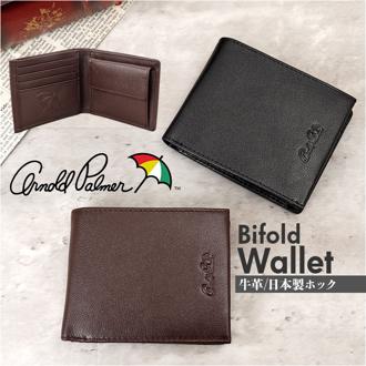 アーノルドパーマー 財布 ArnoldPalmer 4AP3611 通販 二つ折り財布 2つ折り財布 二つ折り 折財布 カード入れ さいふ サイフ お財布 メンズ 本革 レザー 牛革 男性 紳士 男子 ブランド シンプル 通勤 ビジネス 小銭入れあり メンズ財布