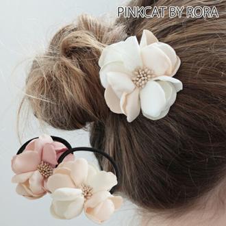 Rora ヘアゴム キッズ おしゃれ 通販 お花 フラワー 10003668 メルシアポニーテール 小さめ 女の子 大人っぽい 卒園式 入学式 卒業式 結婚式 発表会 可愛い オシャレ かわいい ヘアアレンジ ヘアーアクセサリー ヘアアクセサリー キッズファッション