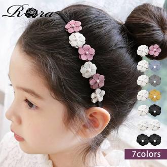 Rora カチューシャ 通販 花 48192102 髪飾り ヘッドドレス 子供 女の子 フォーマル 可愛い おしゃれ 発表会 入園式 卒園式 入学式 子ども用アクセサリー ヘアアレンジ ヘアーアクセサリー ヘアアクセサリー キッズファッション