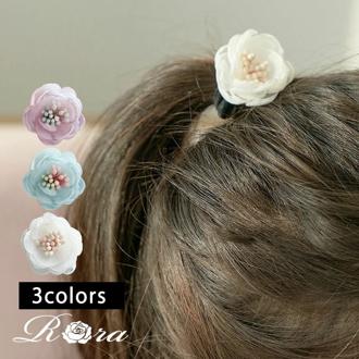フラワー ヘアゴム キッズ 通販 ヘア ゴム 髪飾り 子供 子ども こども 子供用 女の子 卒園式 入学式 卒業式 ピアノ発表会 おしゃれ かわいい 結婚式 七五三 花 お花 フォーマル ヘアアレンジ ヘアーアクセサリー ヘアアクセサリー キッズファッション